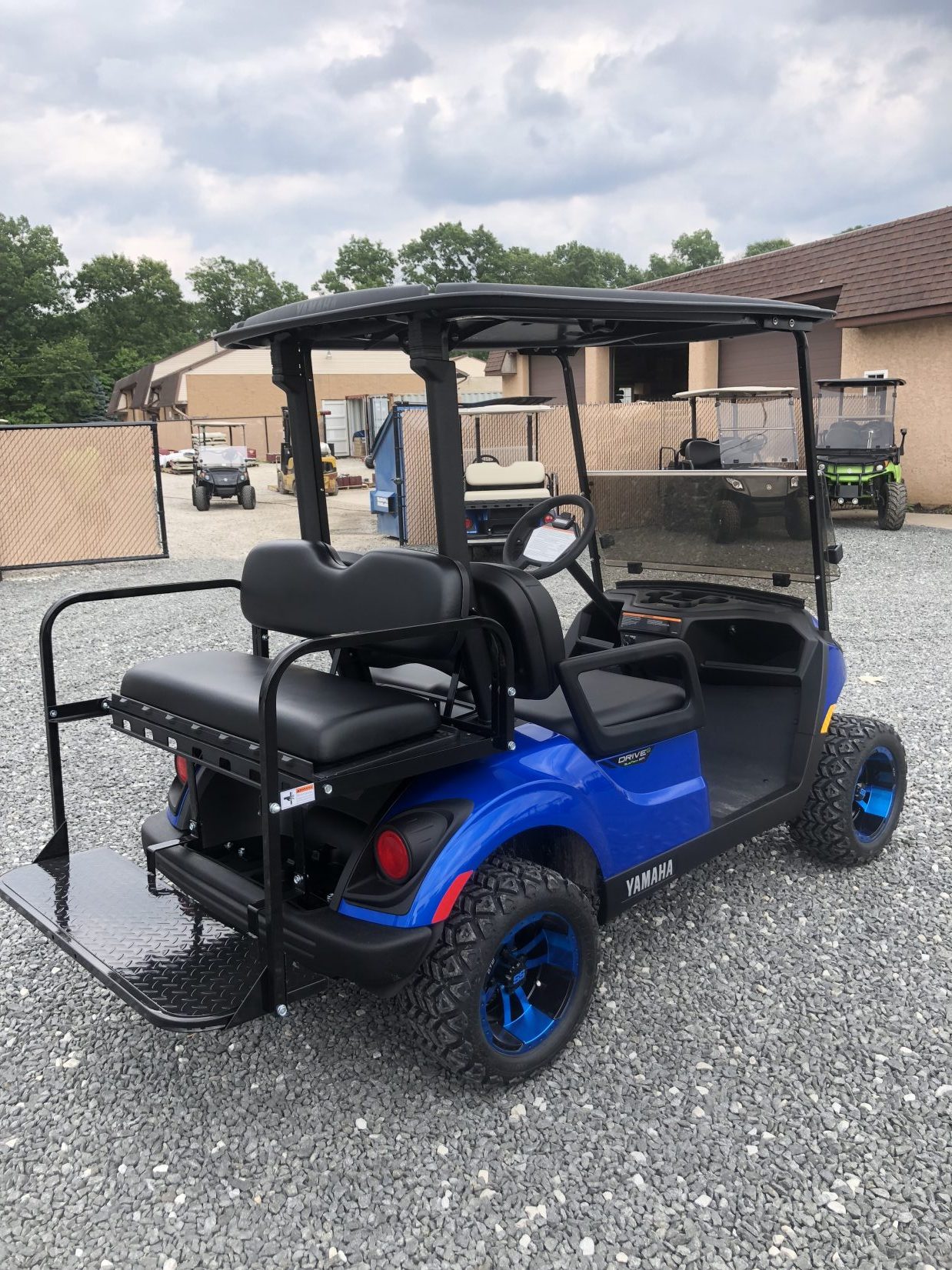 NEW 2022 YAMAHA DRIVE2 EFI QUIETECH PTV GAS GOLF CART, AQUA BLUE ...